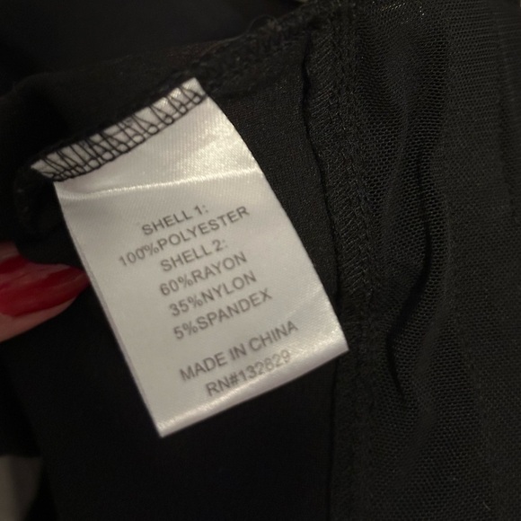 Superdown magdalena black tube mesh dress Size Medium - Picture 9 of 9